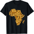 Africa Map Cheetah Print Apparel Premium Print US Top Pick