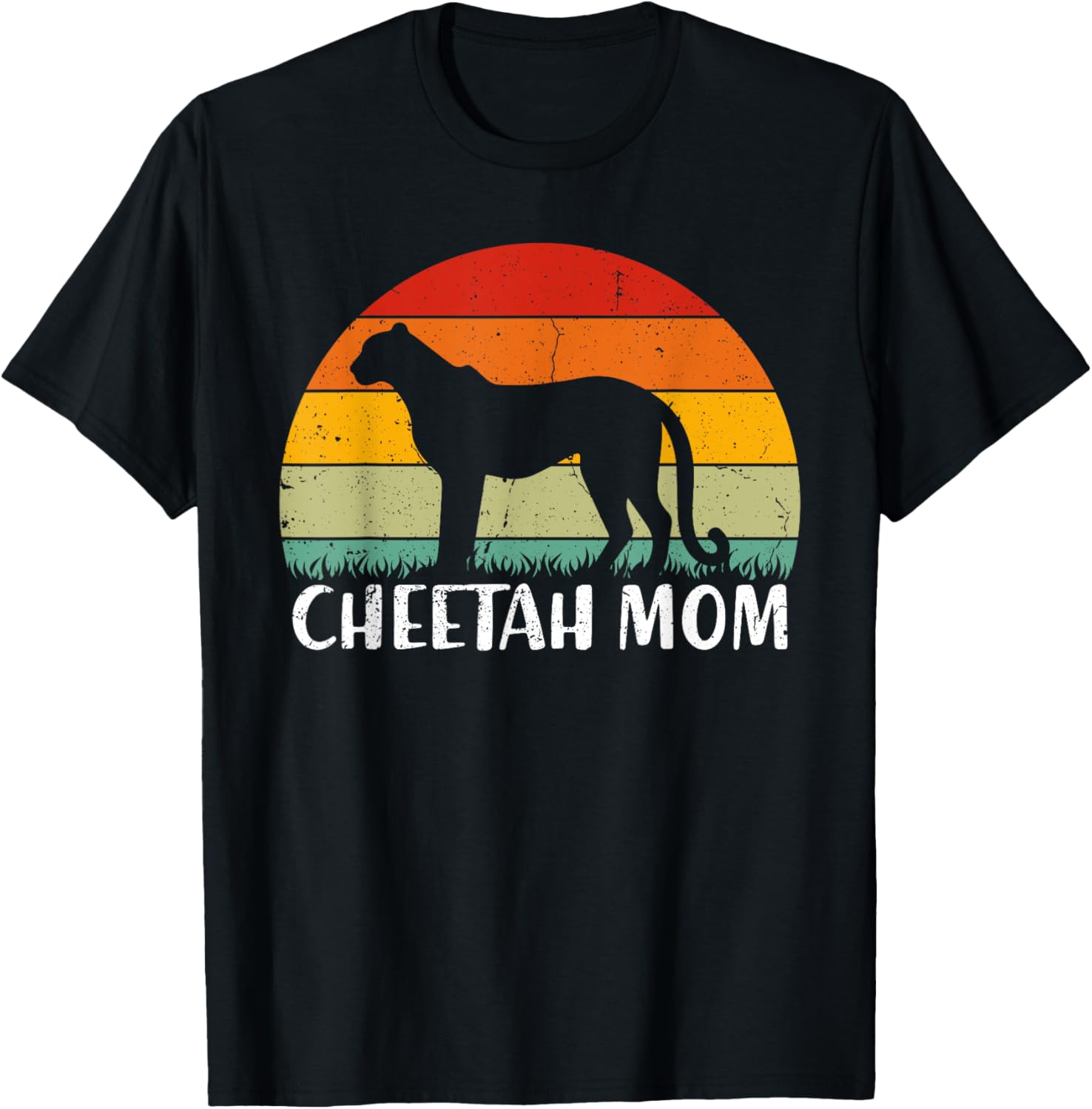 Animal Lover Cheetah Mom Mother s Day Retro Vintage Apparel Premium Print US Top Pick