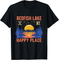 Redfish Lake Is My Happy Place Camping Sayings Camper Apparel | Top Conversion Title | Perfect Gift Choice