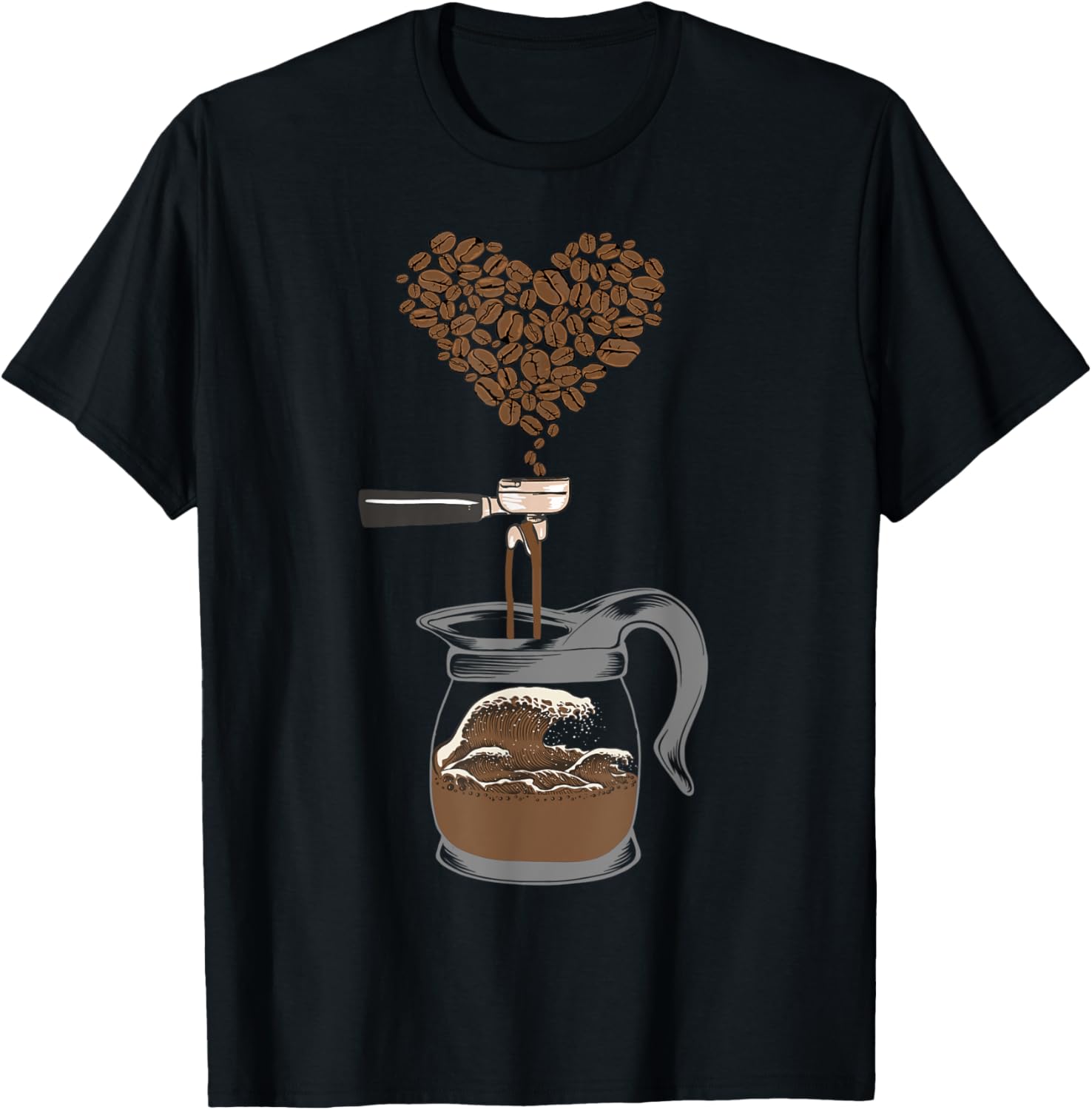 Barista Wave Coffee Beans Vintage Art For Coffeemaker Apparel | Trending 2025 | Must-Have Style