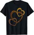 Hearts Love Leopard Cheetah Shirt Women s Animal Print Hard T Shirt Premium Print US Top Pick