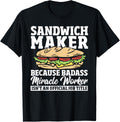Sandwich Making Funny Sammich Lover - Hoagie Sandwich Maker Apparel | Premium Quality | Comfort Daily Wear