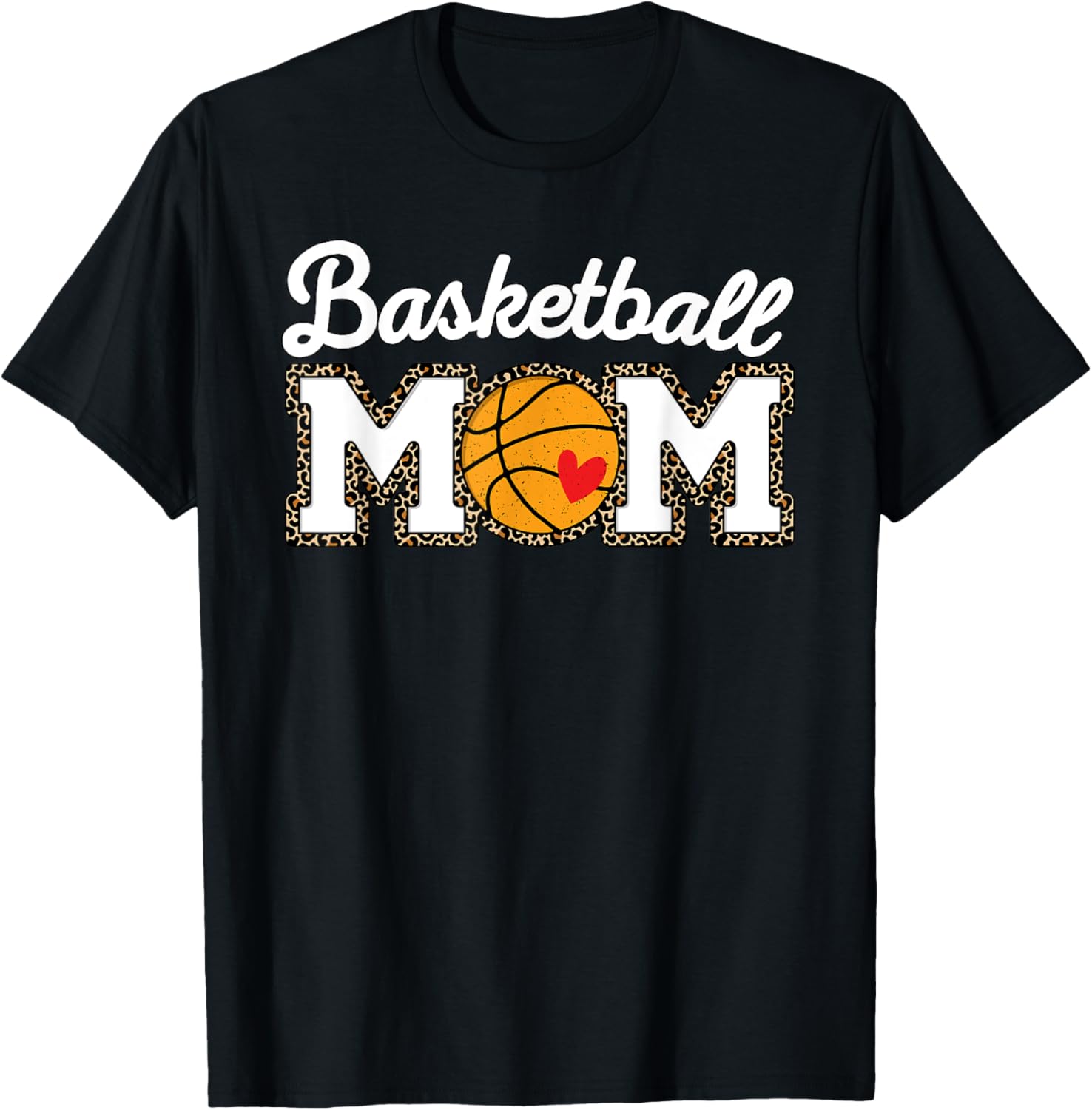 Cute Basketball Mom Leopard Print Mothers Day Apparel Streetwear Style Best Seller Look