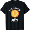 Life With Pizza Italian Food Cheese Pizza Maker Apparel | Premium Quality | Perfect Gift Idea