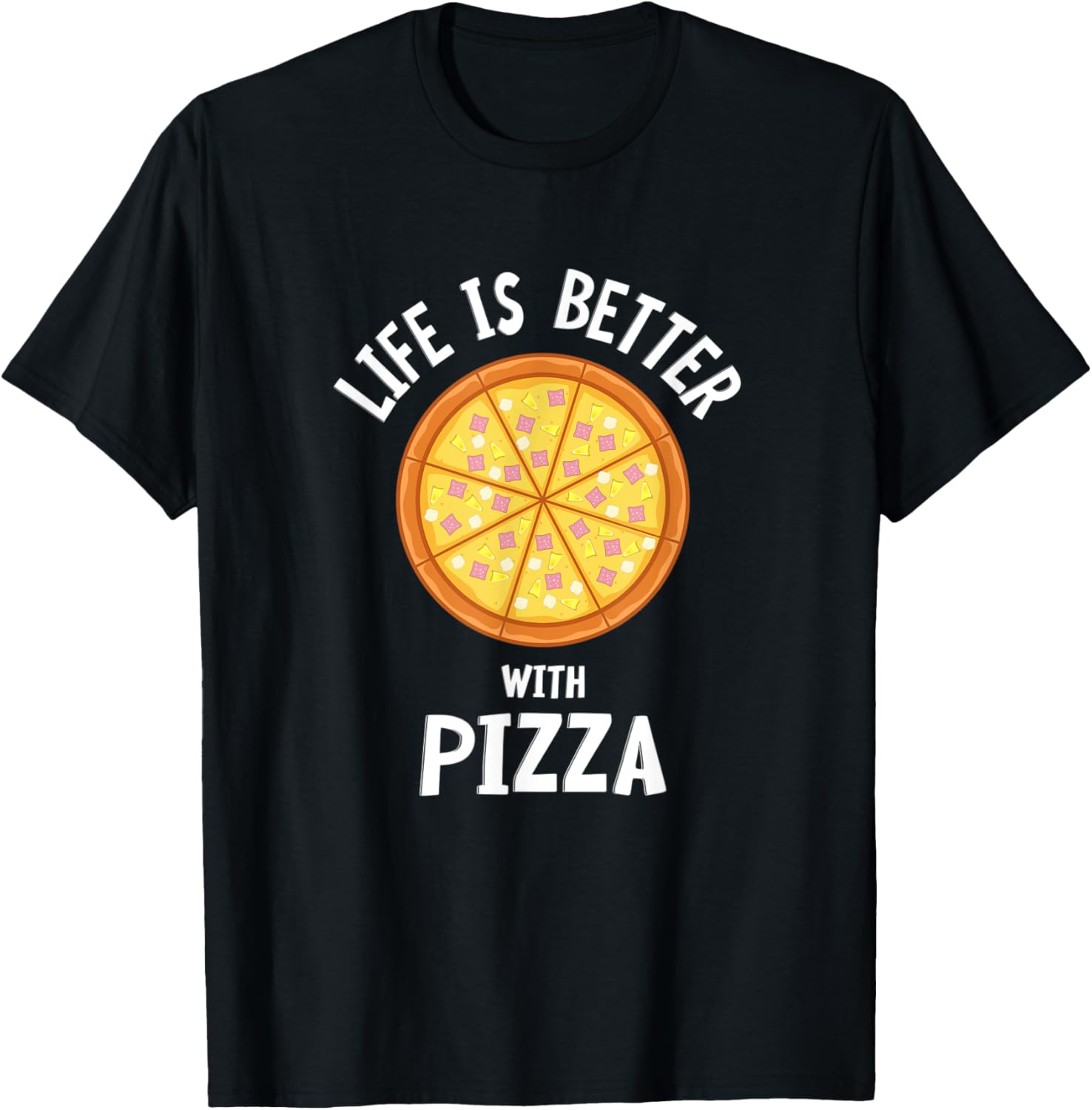 Life With Pizza Italian Food Cheese Pizza Maker Apparel | Premium Quality | Perfect Gift Idea