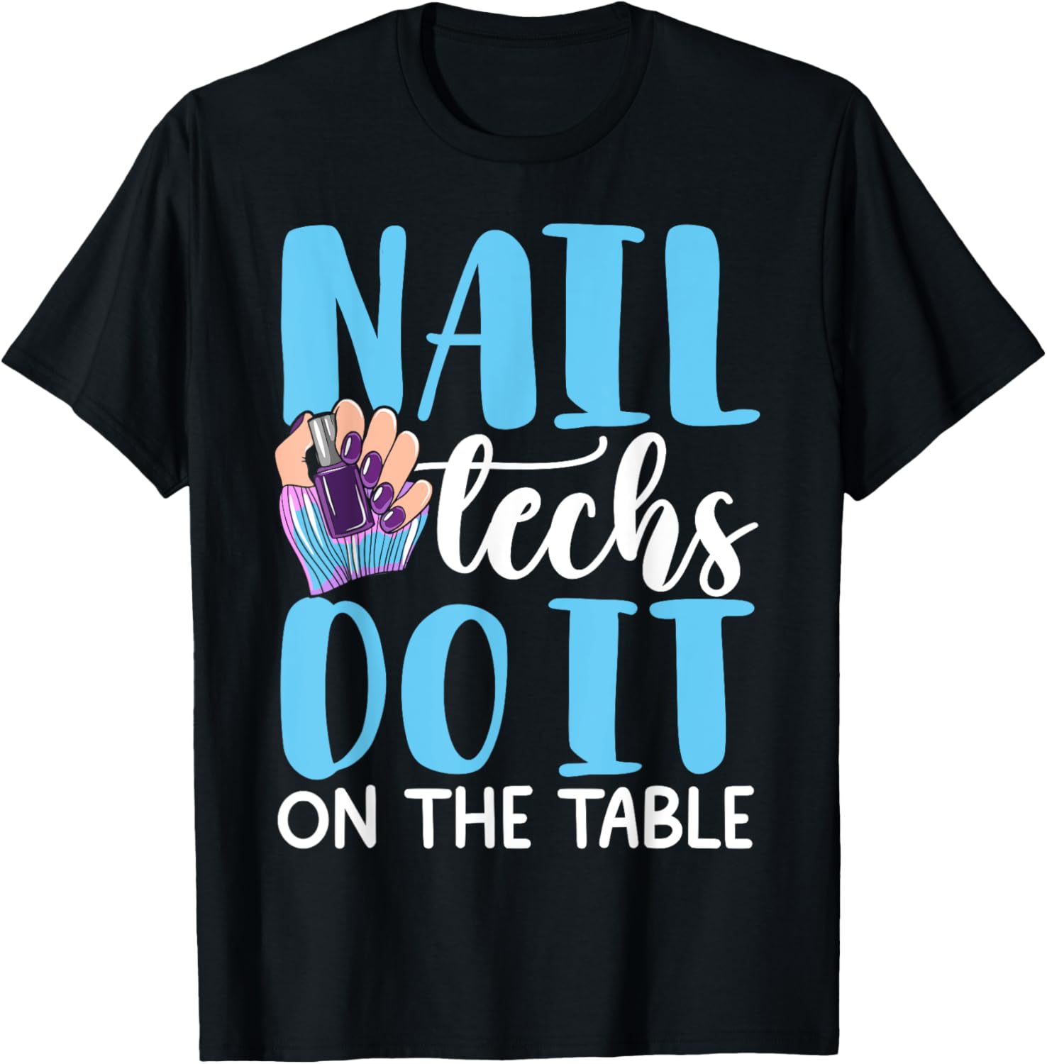 Nail Tech Quote Work Uniform Nail Polish Leopard Cheetah Apparel Viral TikTok Find Gift Ready