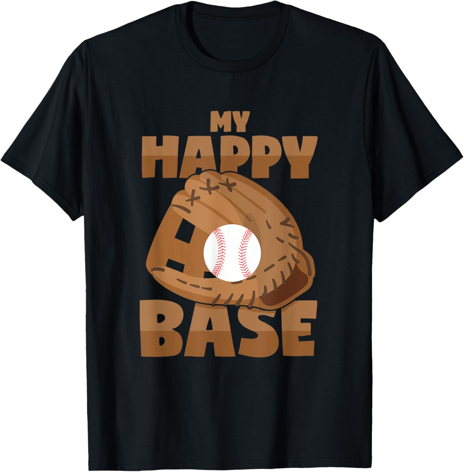 Baseball - Happy Place - Pun Apparel | Trending 2025 | Customer Favorite