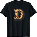 Cute Letter D Initial Name Leopard Cheetah Animal Print Apparel Viral TikTok Find Best Seller Look