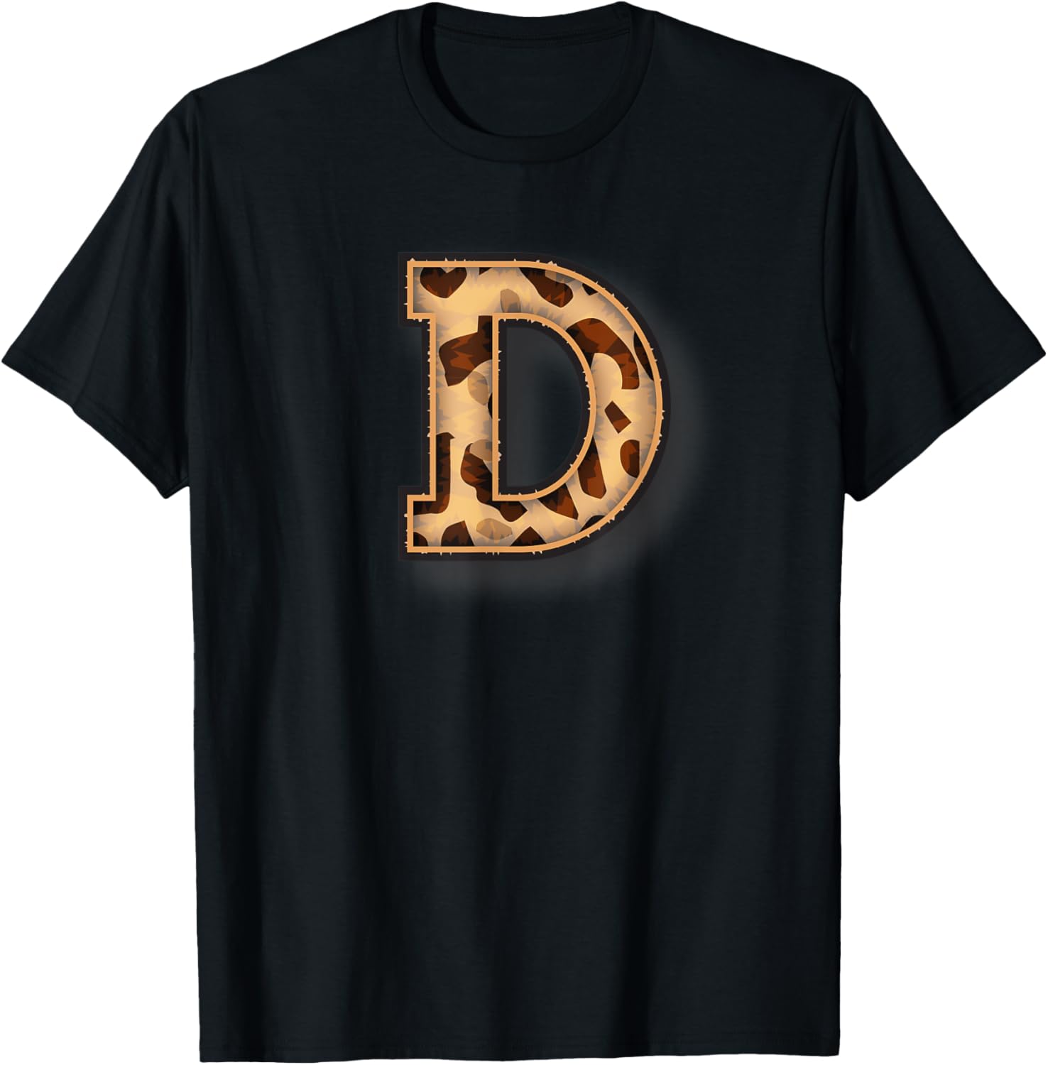 Cute Letter D Initial Name Leopard Cheetah Animal Print Apparel Viral TikTok Find Best Seller Look