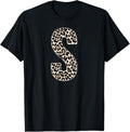Leopard Print Cheetah Print Animal Print Letter S Cat Men Women Kids Apparel Premium Print US Top Pick