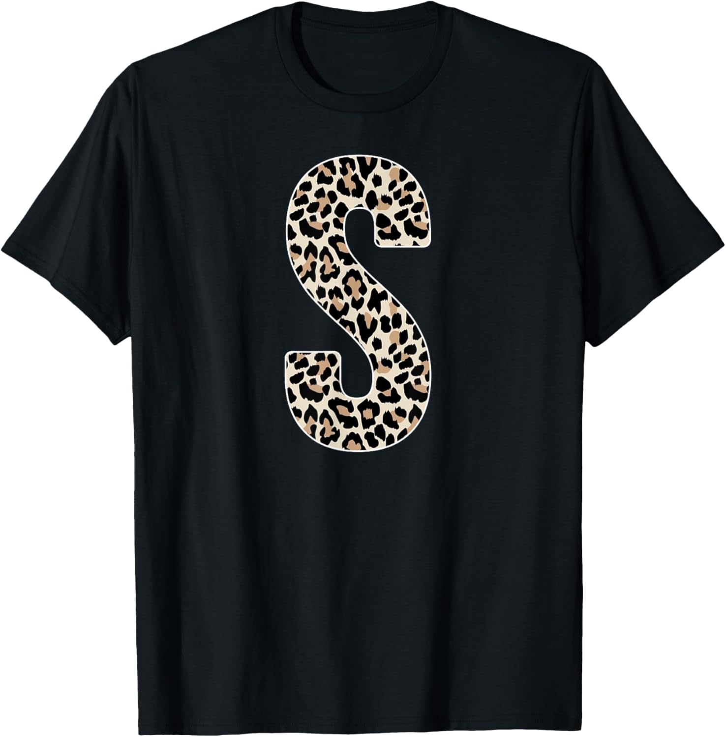 Leopard Print Cheetah Print Animal Print Letter S Cat Men Women Kids Apparel Premium Print US Top Pick