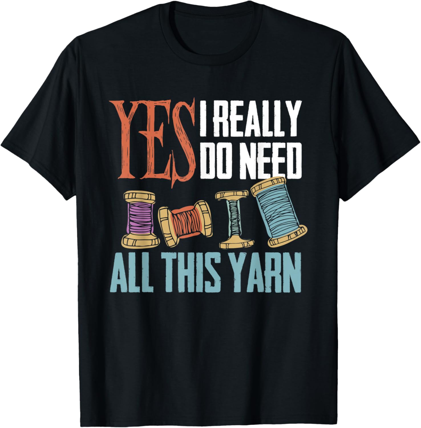 Knit Shirt All This Yarn Funny Knitting Tees Women Mom Gifts T-Shirt | High Search Volume | Best Seller Choice