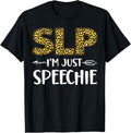 Speech Therapist Therapy Assistant SLP Leopard Cheetah Slp Apparel Trending US Fan Favorite