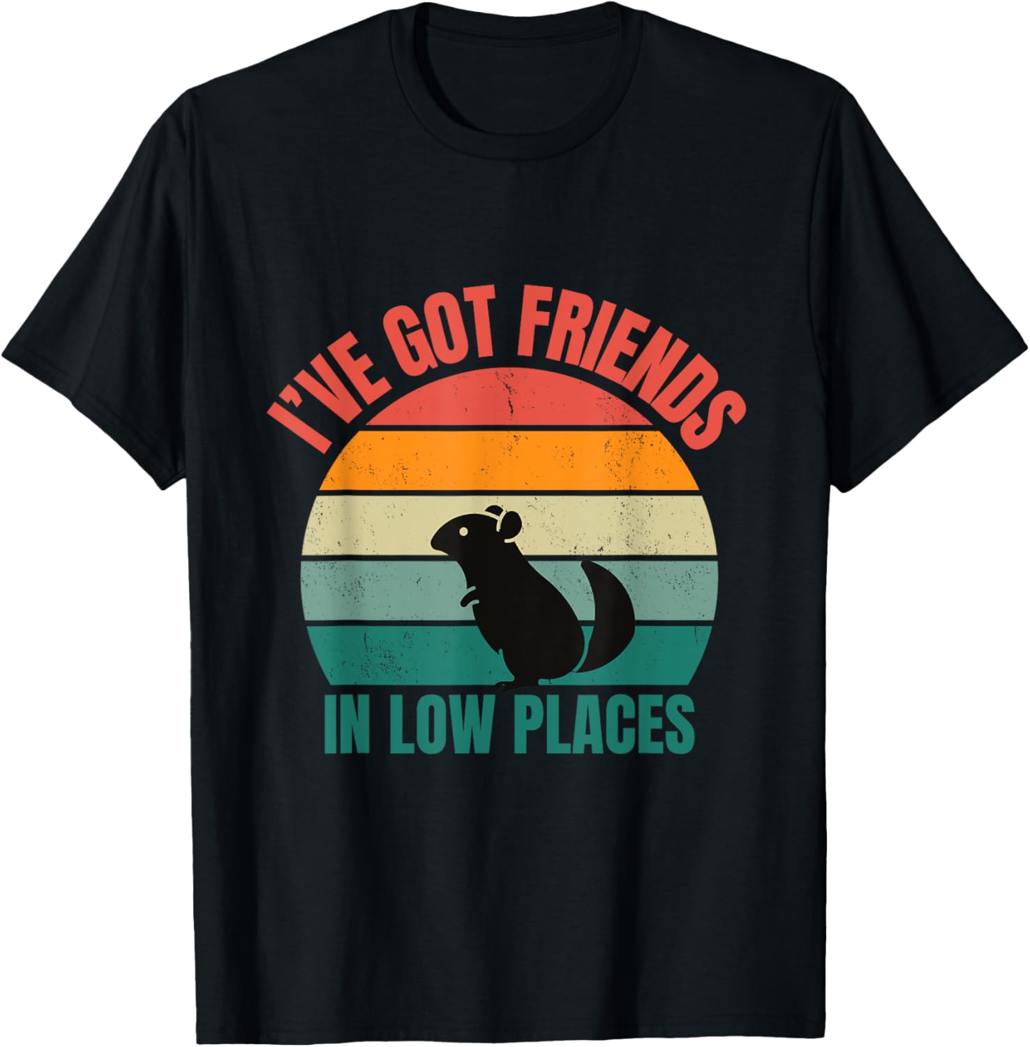 I've Got Friends In Low Places Chinchilla Design Apparel | Bestseller Style | High CTR Boost