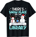 There's Snow Place Like The Library Snowman Book Christmas Apparel | Bestseller Style | High CTR Boost