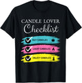 Funny Candle Lover Checklist for Candle Makers Apparel | Trending 2025 | Must-Have Style