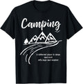 Funny Camping T Shirt New Place to Cook and Clean T-Shirt | Bestseller Style | Aesthetic Casual Look