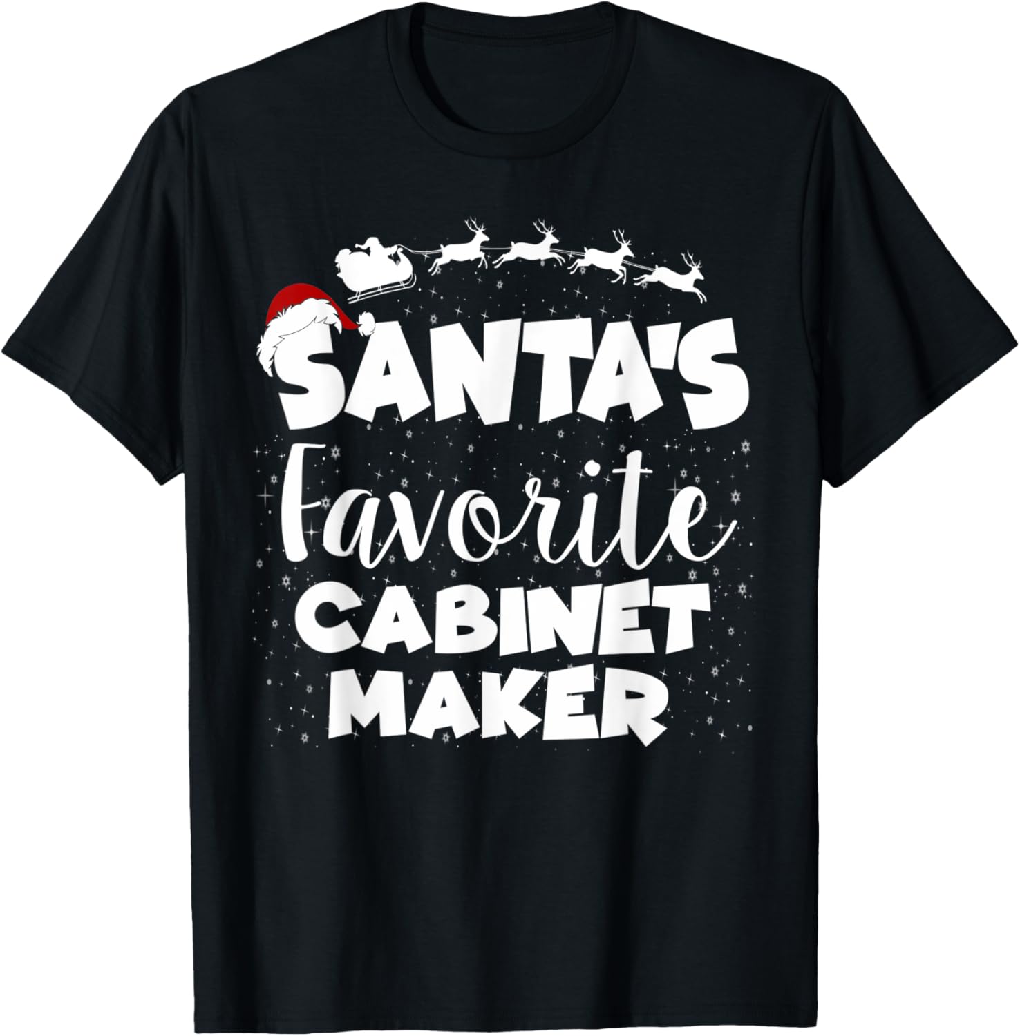 Santa's Favorite Cabinet Maker - Christmas Apparel | Best Seller Pick | Perfect Gift Idea