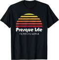 Presque Isle Erie Pa Sunset Retro Apparel | Premium Quality