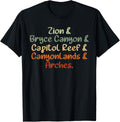 Utah National Park Shirt Utah Five Souvenir Places T-Shirt | Top Conversion Title | Customer Favorite