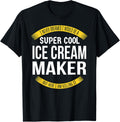 Mens Funny Ice Cream Maker Tshirts Gift Appreciation T-Shirt | High Search Volume | Comfort Daily Wear