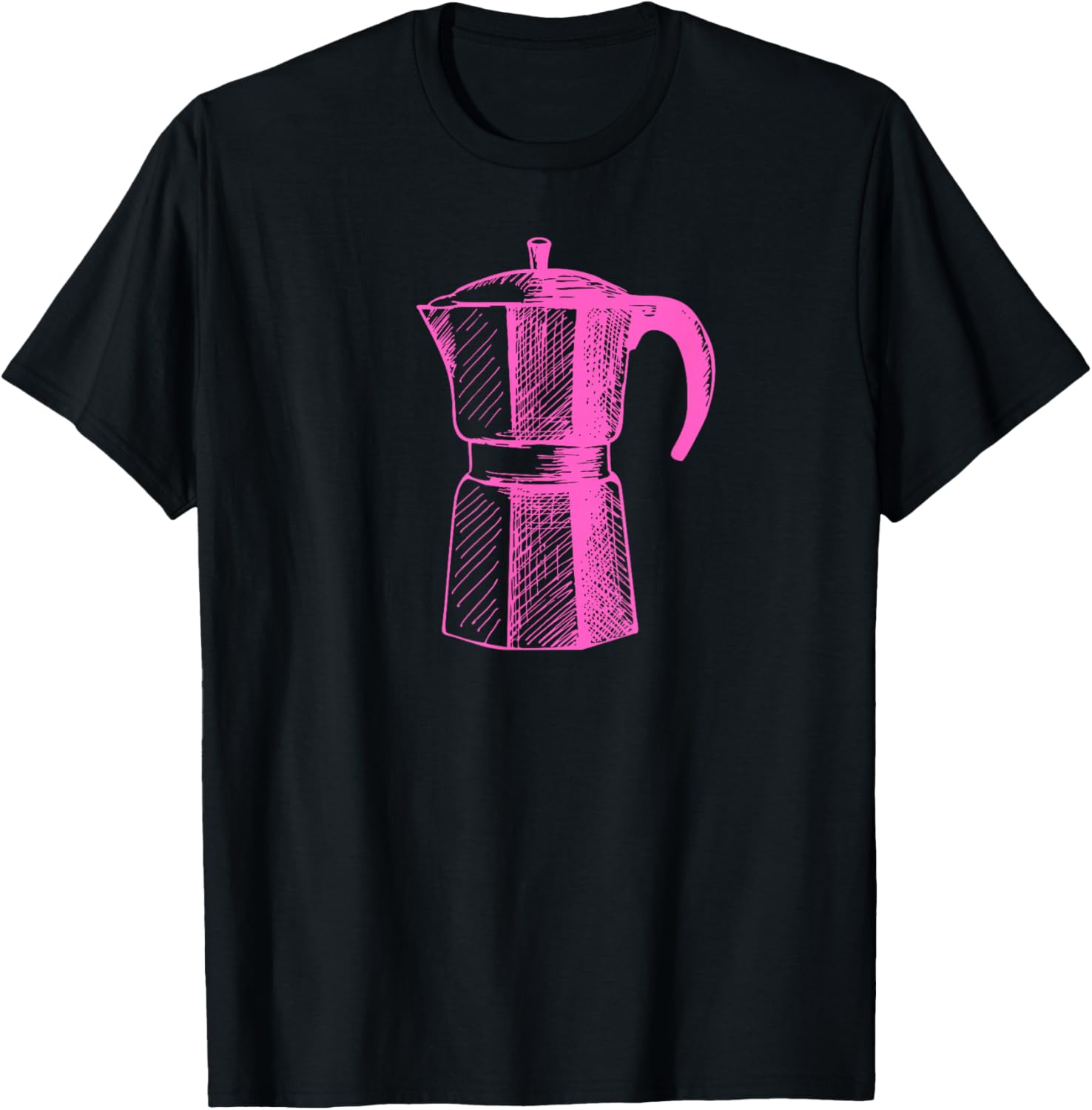 Pink Moka Coffee Maker Minimal Design Apparel | Best Seller Pick | Comfort Daily Wear