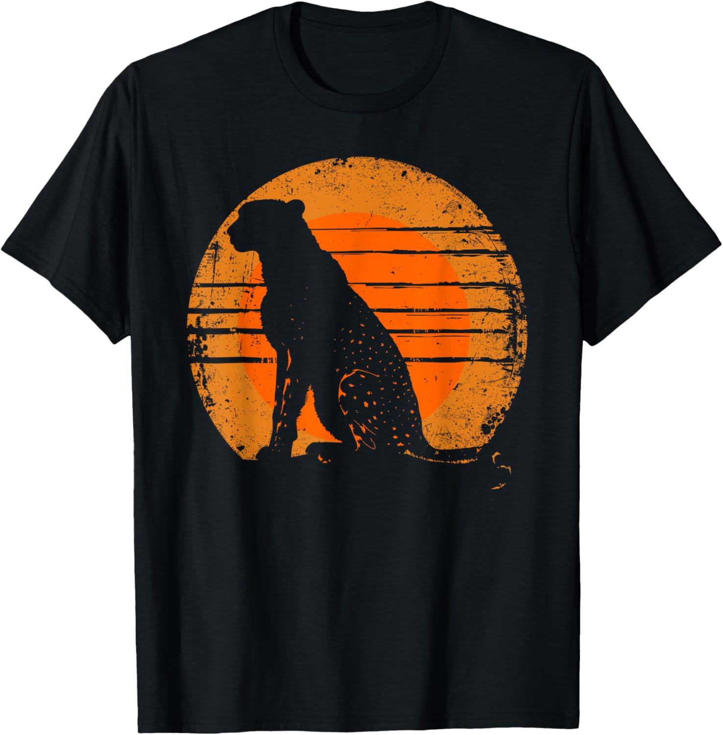 Cheetah Animals Lover Gift Cheetah Retro Vintage 80s Style Apparel Streetwear Style Everyday Wear