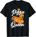 Women Pizza Queen Girl Loves Pizza Funny Pizza Lover Apparel | Best Seller Pick | Aesthetic Fit