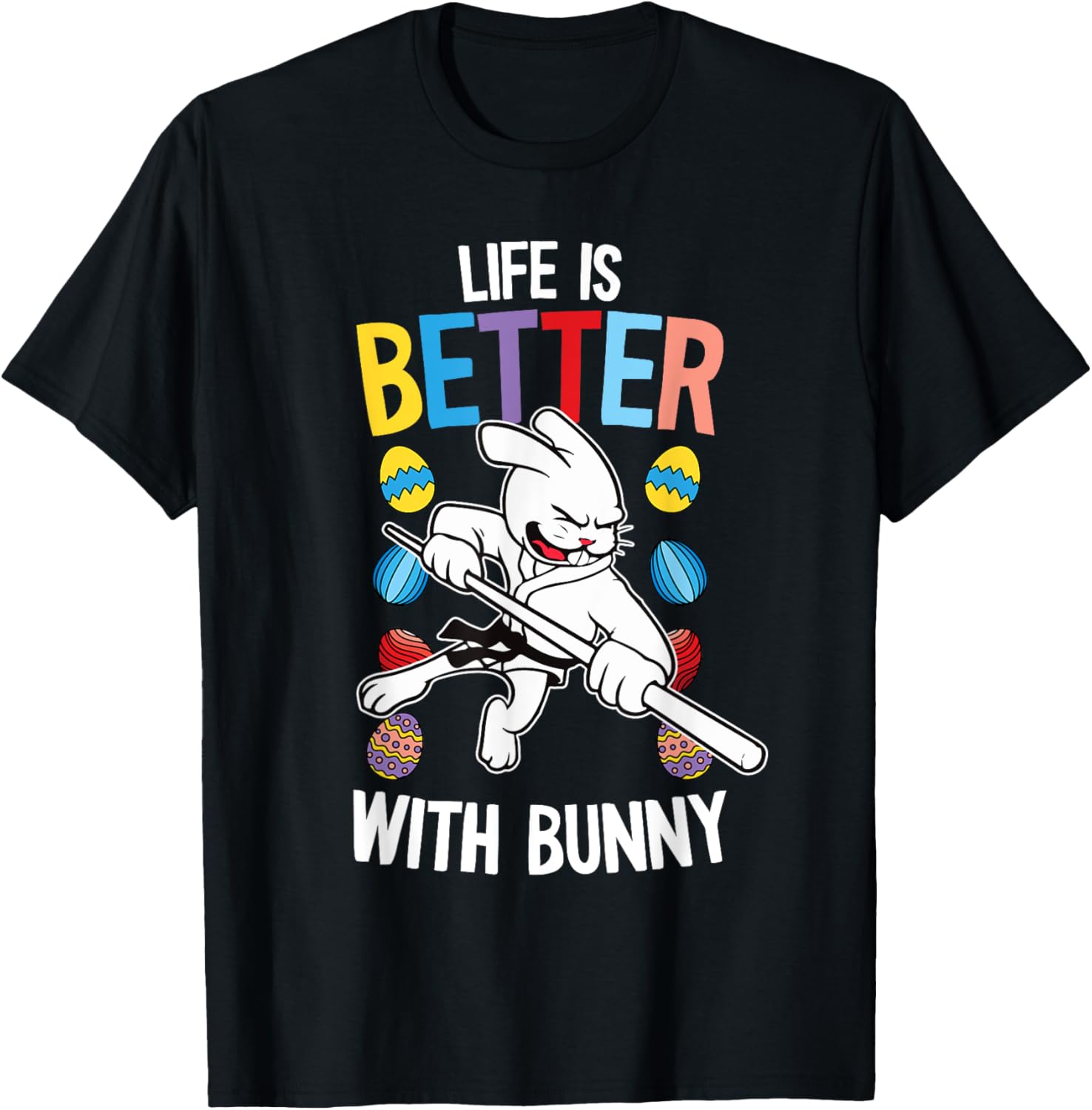 Life Is Better With A Bunny Easter Day Kung Fu Rabbit Boys Apparel | Premium Quality | Aesthetic Casual Look