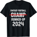 Fantasy Football 2024 League Runner-Up, 2024 FFL 2nd Place Apparel | Bestseller Style | High CTR Boost
