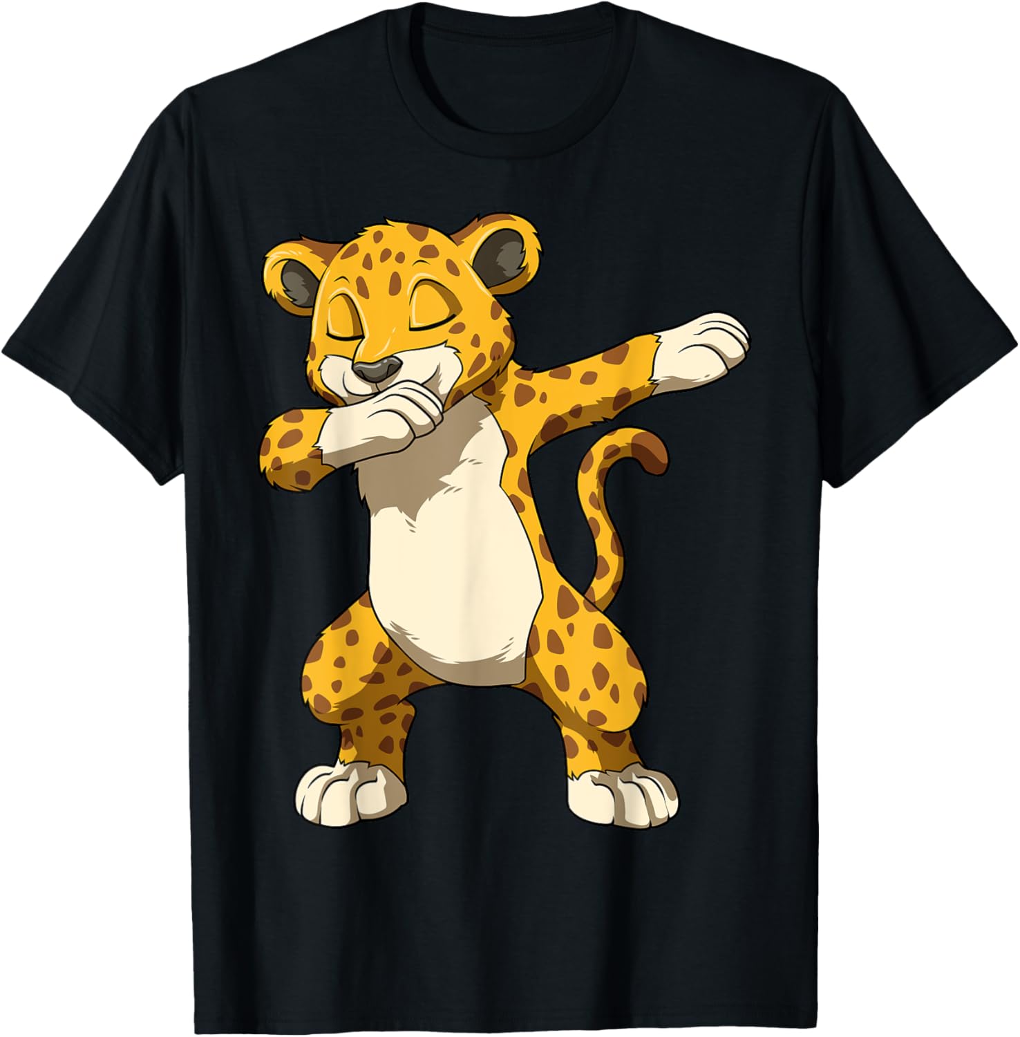 Dabbing Cheetah Dab Cheetah Dancing Cheetah Birthday Party Apparel High Search Demand Fan Favorite