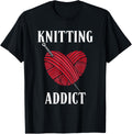 Knitting Addict Crocheting Yarn Knitter Yarn Supply | Premium Quality | Perfect for Crafters