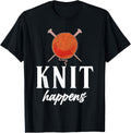 Knit Happens Crocheting Yarn Knitter Yarn Supply | High Search Volume | Perfect for Crafters