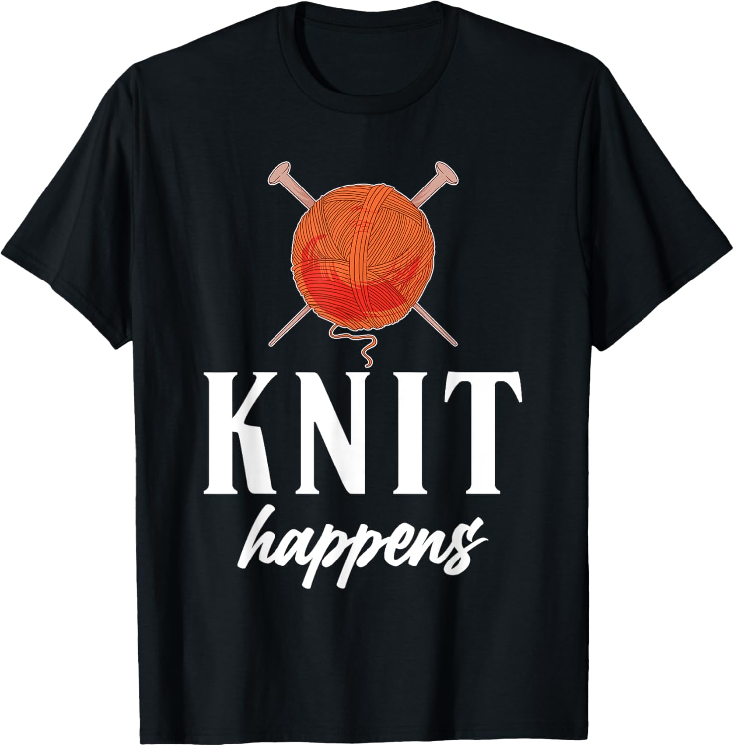 Knit Happens Crocheting Yarn Knitter Yarn Supply | High Search Volume | Perfect for Crafters