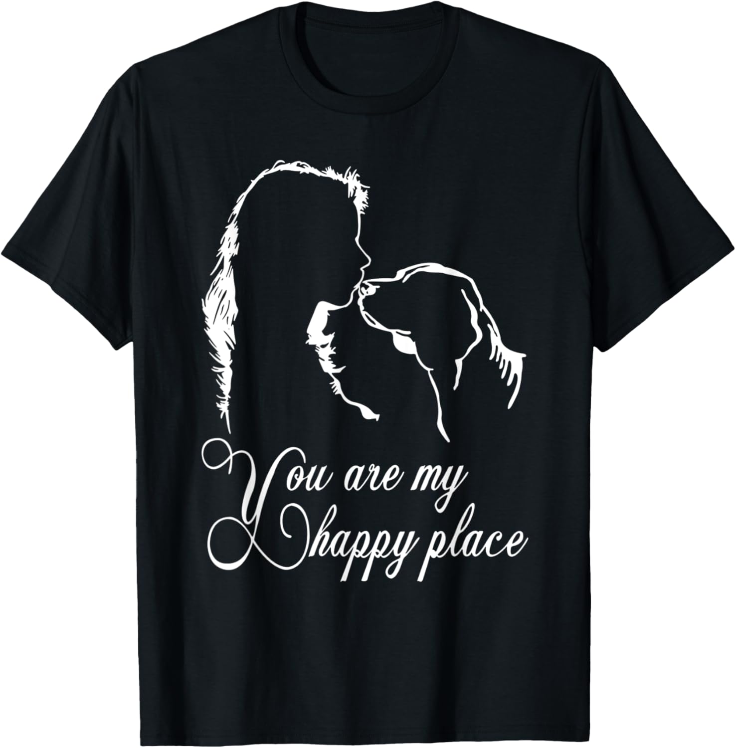 You are My Happy Place Beagle dog Funny T-Shirt for Men Women Kids T-Shirt | Bestseller Style | Perfect Gift Choice