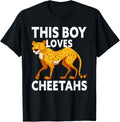 Wild Animal Funny Cheetah Kids This Boy Loves Cheetahs Apparel Trending US Hot Right Now