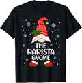 Barista Gnome Funny Coffeemaker Christmas Pajama Apparel | Best Seller Pick | Aesthetic Fit