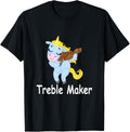 Violinist for Girls Treble-Maker Unicorn Violin Instrument Apparel | Trending 2025 | Perfect Gift Idea
