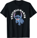 Disney Lilo & Stitch Troublemaker Wild Stitch Portrait Apparel | US Viral Style | Comfort Daily Wear