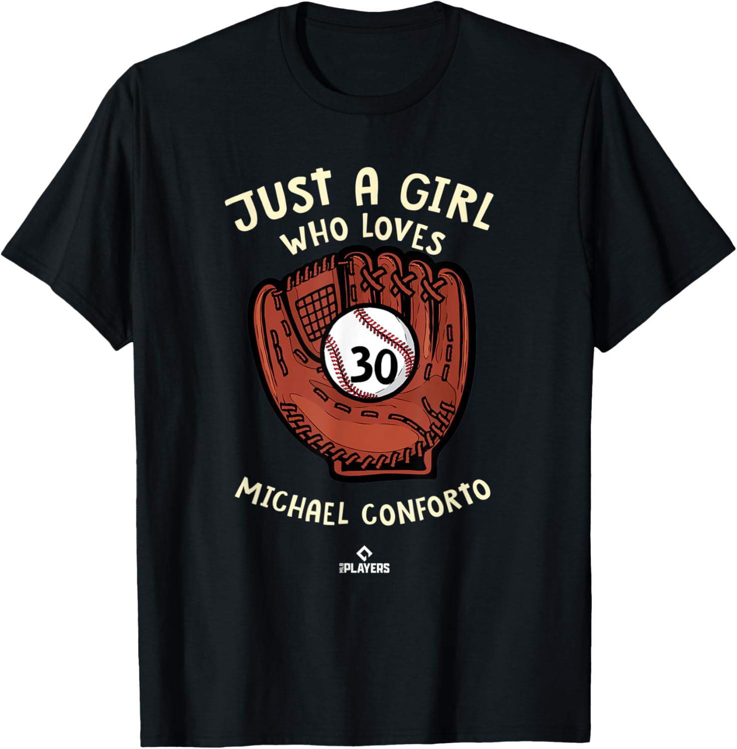 A Girl Who Loves Michael Conforto New York Baseball Apparel | Perfect Gift Idea