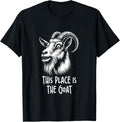 This place is the GOAT Kids Funny Viral Humor Meme Saying Apparel | High Search Volume | Perfect Gift Choice