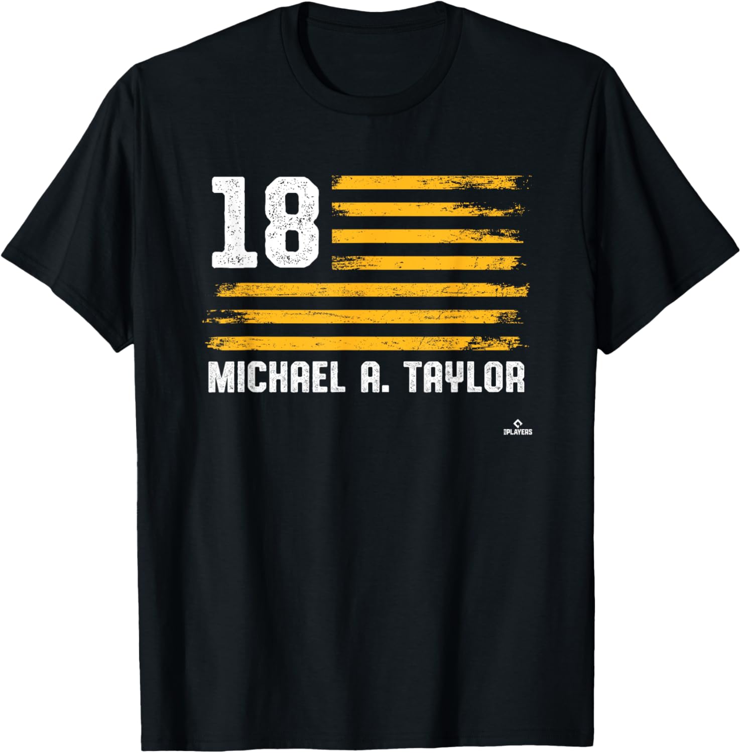 Flag Stripes Michael A. Taylor Pittsburgh Baseball MLBPA Apparel | US Best Seller