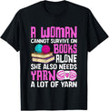 A Woman Cannot Survive On Books Alone Yarn Yarn Supply | Premium Quality | Best Seller Choice
