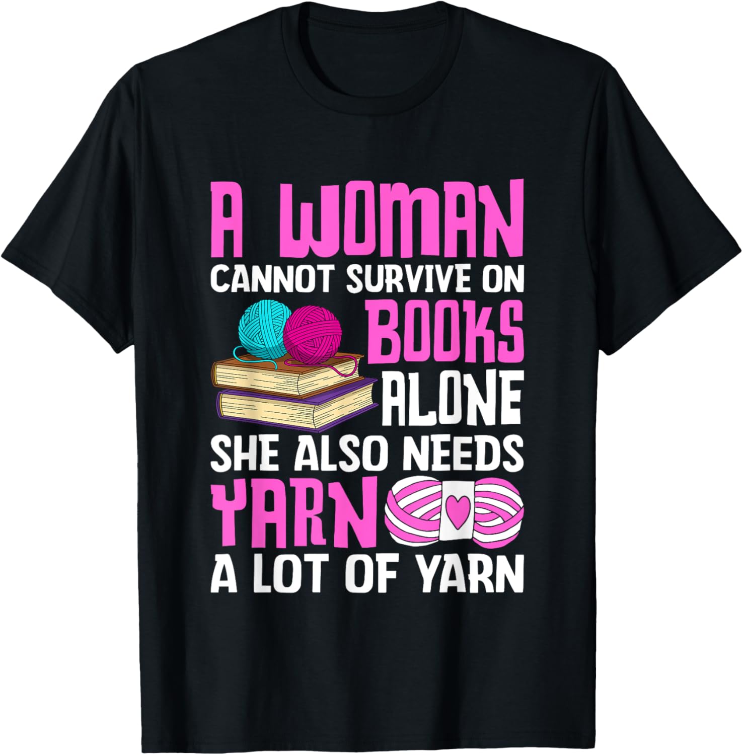 A Woman Cannot Survive On Books Alone Yarn Yarn Supply | Premium Quality | Best Seller Choice