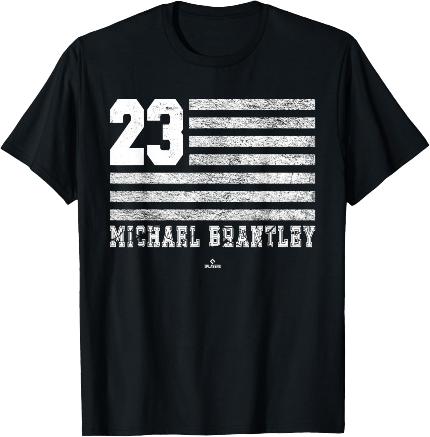 Vintage Flag Gameday Michael Brantley Houston MLBPA Apparel | Everyday Casual Wear
