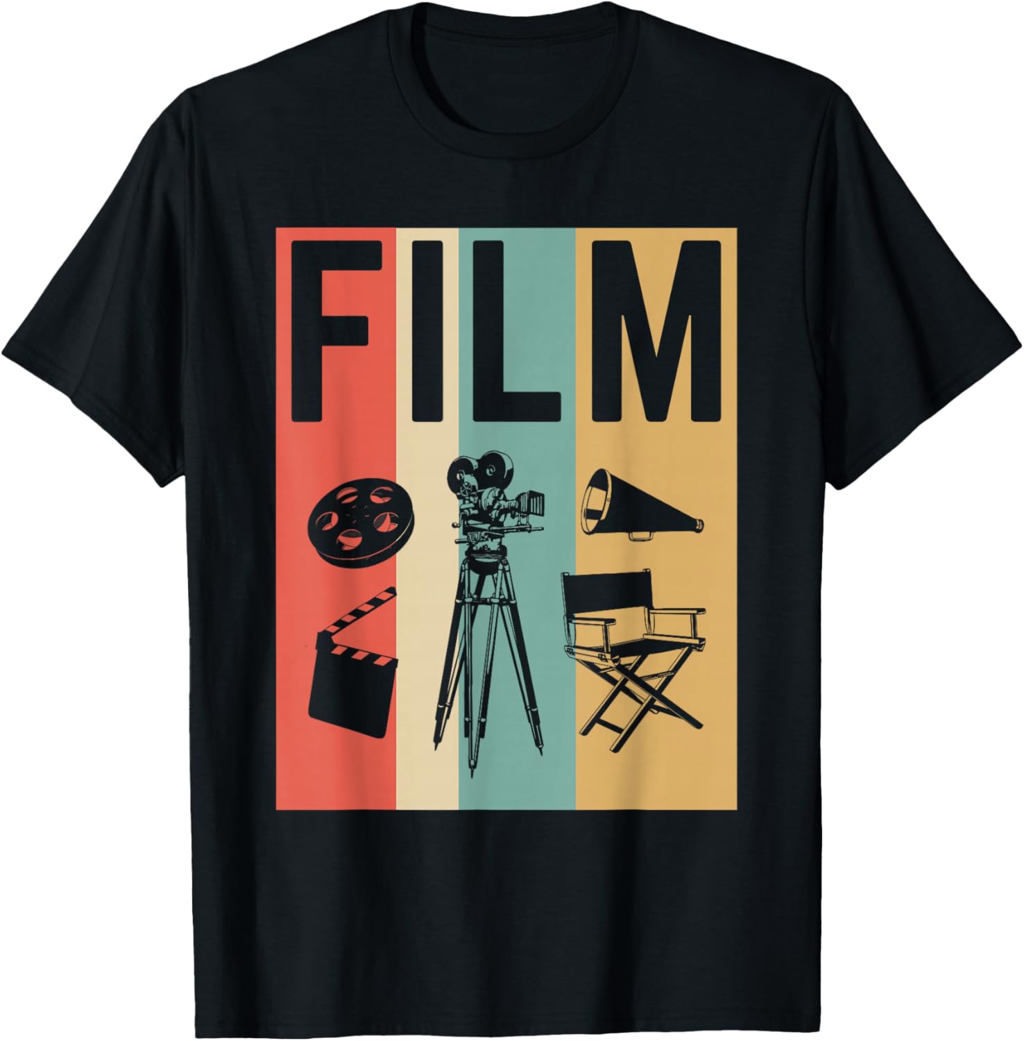 Vintage Film Cinema Shirt, Retro Movie Maker Tee Gift T-Shirt | Premium Quality | Comfort Daily Wear