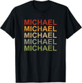 Retro Michael Personalized, Michael Name, Boy Man Michael Apparel | Everyday Casual Wear