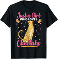 Just A Girl Who Loves Cheetahs African Savanna Zookeeper Apparel Premium Print Hot Right Now