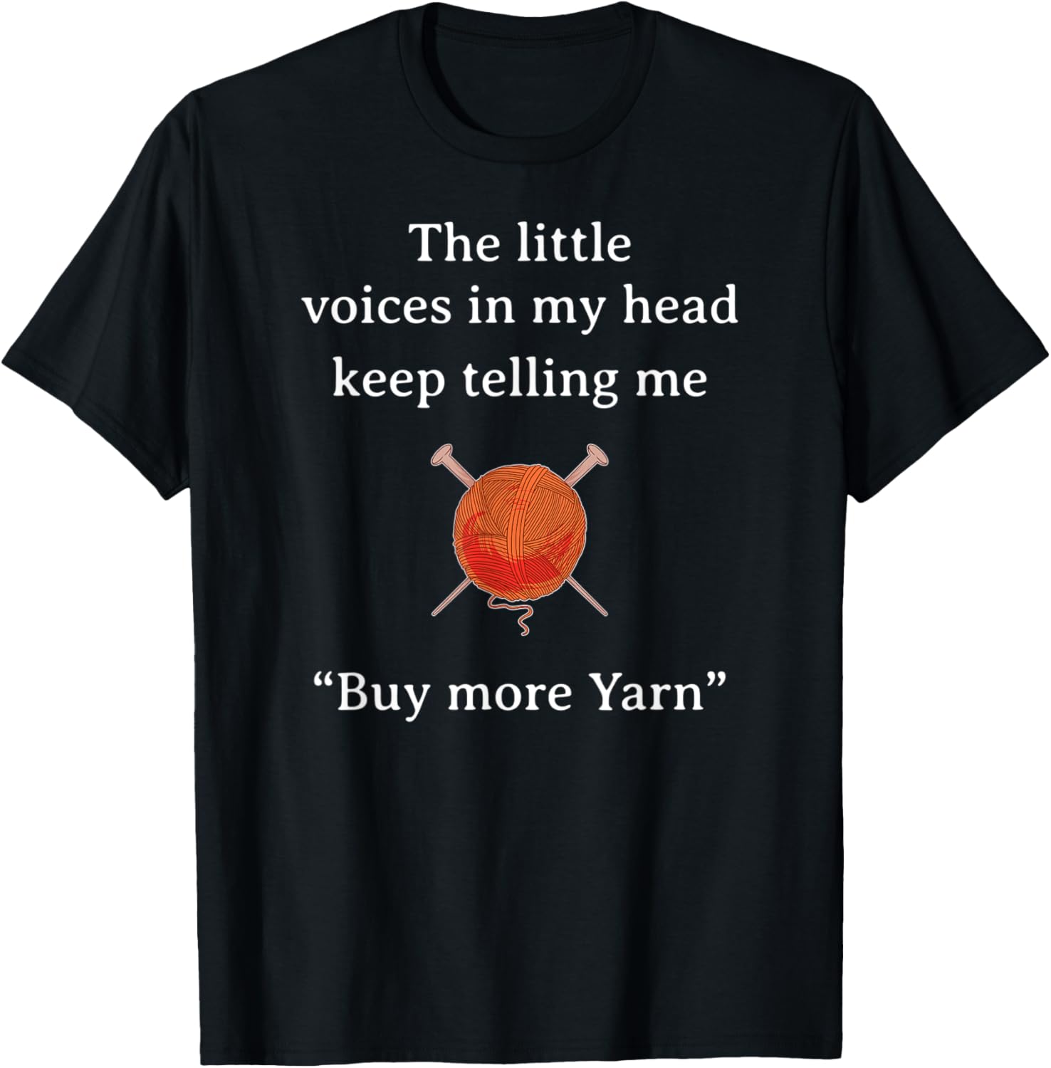 Little Voices Buy More Yarn Funny Crochet Saying Women Yarn Supply | Top Rated | Best Seller Choice