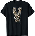 Leopard Print Cheetah Print Animal Print Letter V Cat Apparel Premium Print Gift Ready